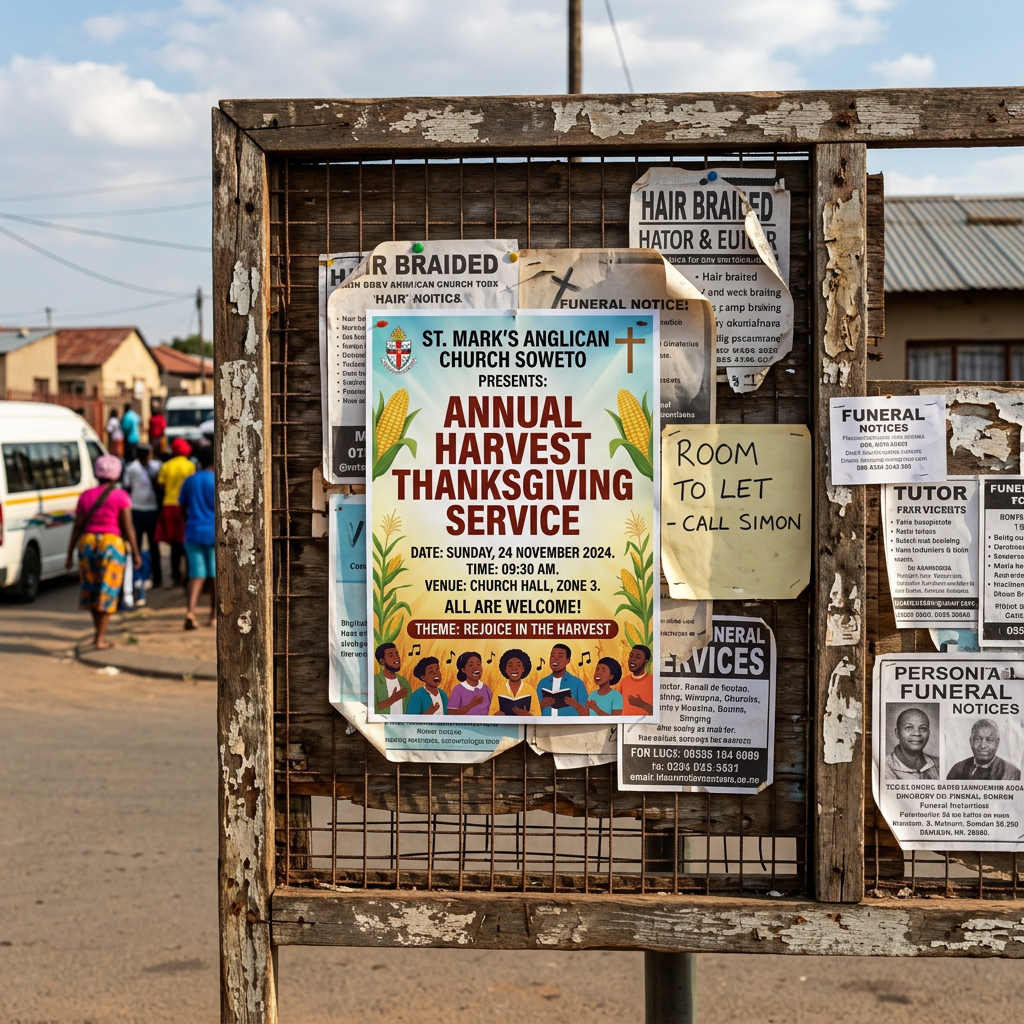 Church Poster Design in South Africa: How to Create Materials That Actually Get&nbsp;Noticed